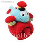 Плед с игрушкой для новорождённых "Этелька" Самолет блю, размер 75х100 см