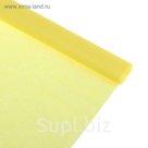 Бумага крепированная 50*250см, 32 г/м2, лимонная, в рулоне