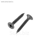 Саморезы по металлу OMAX, 3.5х25 мм, потайной, оксид, частый шаг, 1 кг
