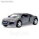 Машина металлическая Audi R8, масштаб 1:36, открываются двери, инерция, МИКС