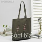 Сумка молод Кошки, 32*0,5*36, отд на молнии, серый