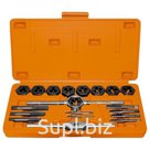 Набор метчиков и плашек М3 М12 плашко метчикодержатель 20 предметов в пласт боксе SPARTA 773105