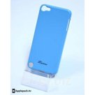 Голубой чехол для iPod Touch 5 Platina Leather Case 