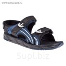Сандалии мужские арт.9150-40, цвет черно-синий, размер 40