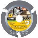 Диск пильный универсальный 115х22,23 для УШМ, GRAFF SpeedCutter