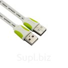 Кабель USB 2.0 (A-A) плоский, 1.0 м