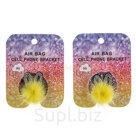 PopSocket для телефона Уши с мехом и белым фоном