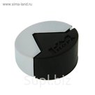 Ограничитель дверной 114, напольный, цвет хром