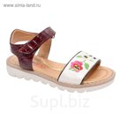 Туфли открытые для девочки, 12 пар в коробе 21-366A/12