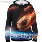 Худи женское "Метеориты", размер 5XL STI-386884