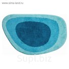 Коврик 60x90 см, цвет бирюзовый