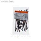 Хомуты нейлоновые TDM, 2.5х80 мм, черные, 25 шт, SQ0515-0323
