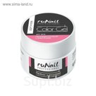 Цветной УФ-гель для ногтей RuNail, с перламутром и блестками, цвет Нежно-розовый, Soft Pink, 7,5 г