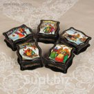 Шкатулка «Деревня», 10,5х13 см, лаковая миниатюра, микс