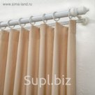 Карниз двухрядный, составной 280 см "Классика" d=2,8 см, цвет белый