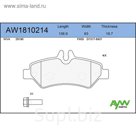 Колодки тормозные AYWIparts AW1810214