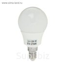 Лампа светодиодная AL радиатор "Luazon" LED, Е14-5W-2700К-SMD2835-400Lm-270deg-180-265V