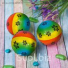 Мягкий мяч "Цветочки", 7,5 см