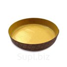 60059: Форма бумажная ПИРОГ коричневая (35 мм), 540 шт.