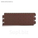 Фасадная панель "Кирпич клинкерный", жжёный 1,22х0,44м