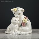 Копилка "Кошка с котятами", лепка большая