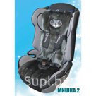 Накидка АВТОНЯША для детского автокресла Мишка ч рная