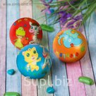 Мягкий мяч "Звери" 6,3 см, виды МИКС