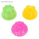 Набор формочек, цвета МИКС