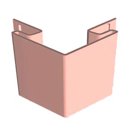 Наружный угол FineBer Фламинго 3,05м.(уп. 5 шт.)