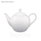 Чайник "Белые розы", 1,3 л, 24х14,5х15,5 см