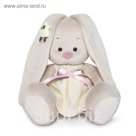 Мягкая игрушка "Зайка Ми" в жёлтом платье и совёнком на ушке, 23 см