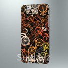 Чехол для iPhone 5/5s Rock'n'Roll "Велосипеды" 