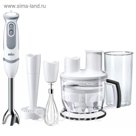 Блендер Braun MQ5077 BUFFET+, 750 Вт, белый/серый