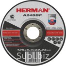 Шлифовальный круг по металлу HERMAN A24SBF 125*6.4*22.23 мм