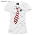 Футболка женская "Рубашка и галстук", размер 2XS CST-905614