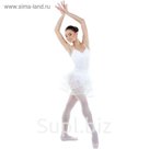 Трико для хореографии, размер 34, цвет белый