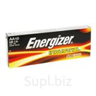 Батарейка Energizer пальчиковая (АА) щелочная LR-06 - 10, комплект 10 шт. - цена за 1 шт. Industrial