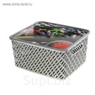 Корзина для хранения с крышкой "Лидер"