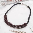 Колье жгут "Гранат", 45см
