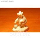 Статуэтка «Мишка с ёжиком» рог лося, 6х5х3,5 см