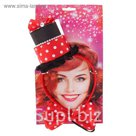 Карнавальный набор "Тортик", ободок с бабочкой, цвета МИКС