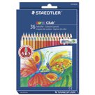 Карандаши цветные STAEDTLER (Германия) «Noris club», 36 цветов, заточенные, европодвес