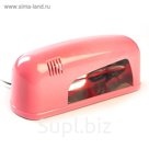 Лампа для гель-лака LuazON LUF-02, UV, 9 Вт, розовая