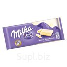 Шоколадная плитка Milka White 100г Страна: ЕВРОПА Количество штук в блоке: 22 . Сайт www.biteandeat.ru