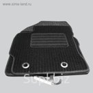 Коврики в салон для Hyundai Elantra хэтчбек (HD) 2006-2011, 4 шт., текстиль "Robust-Lux", черный   2