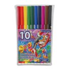 Фломастеры воздушные CENTROPEN «Blopens Cool Colours», 10 цветов + 4 трафарета, европодвес