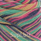 Пряжа "Yak wool" 60% пух яка, 20% меринос.шерсть, 20% акрил 430м/100гр (962 т.радуга )