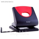 Дырокол Office Soft до 30 листов, пластиковый, микс, с линейкой