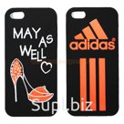 Чехол - накладка 'TPU резиновый с рисунком матовый - Adidas #3' для iPhone X/XS