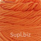 Пряжа "Yak wool" 60% пух яка, 20% меринос.шерсть, 20% акрил 430м/100гр (207 апельсин )